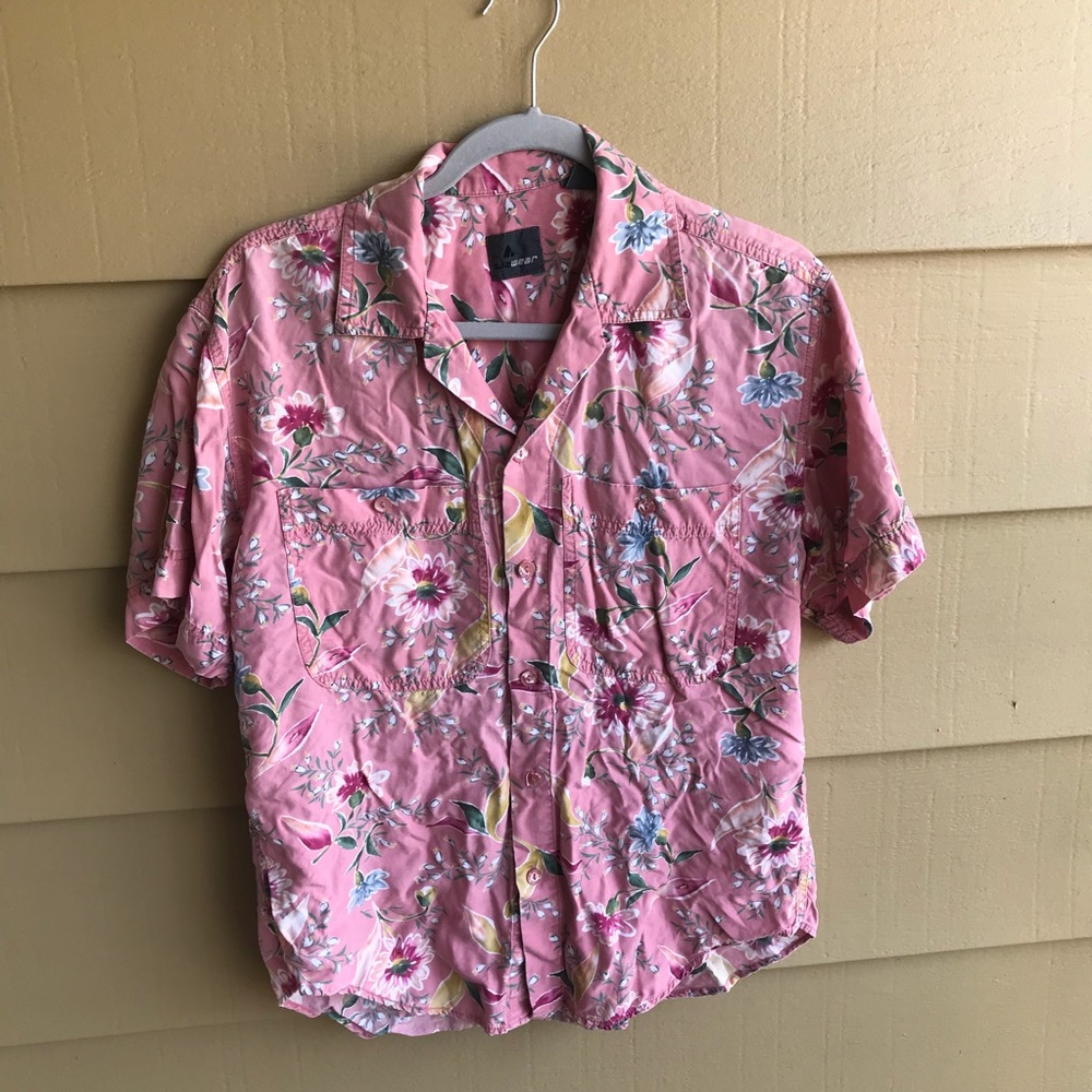 Hawaiian float print shirt